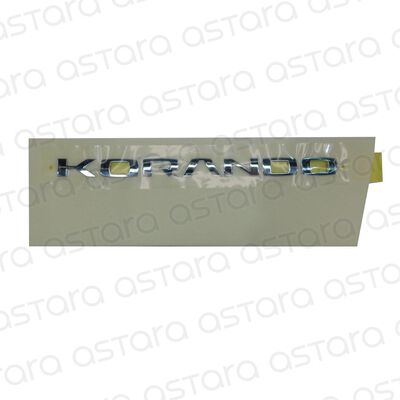 EMBLEMA TRASERO KORANDO