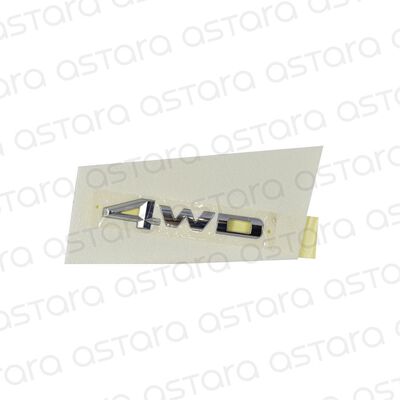 EMBLEMA TRASERO 4WD