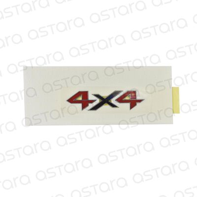 EMBLEMA TRASERO 4x4