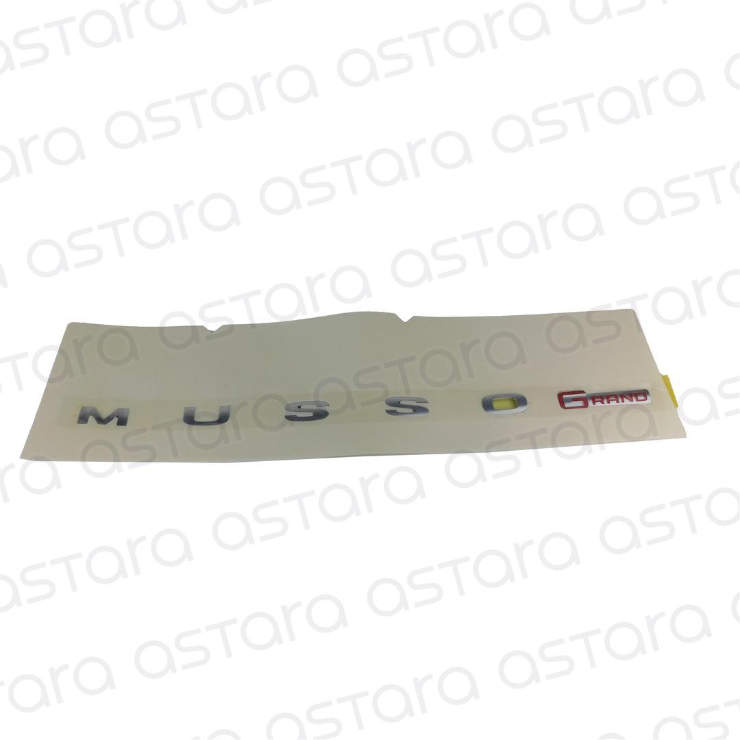 EMBLEMA TRASERO MUSSO GRAND image number null